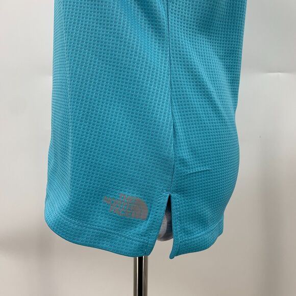 The North Face Flight Series Polo Shirt Womens S Small Blue Short Sleeve 1/4 Zip - Picture 6 of 14